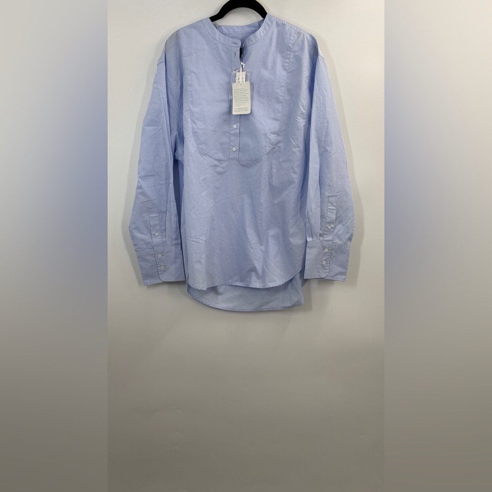 J.Crew Tuxedo popover shirt in cotton poplin - Picture 5 of 6